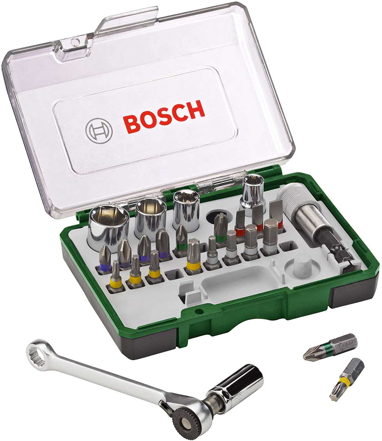 Bosch 2607017160 27 darabos csavar- és reteszelőkészlet
