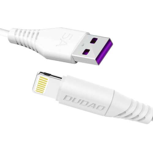 Kabel Dudao L2L 5A USB do Lightning, białe, 2m