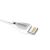 USB to Lightning Cable Dudao L4L 2.4A 2m (white) 48347720