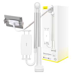 Obrotowy uchwyt na telefon / tablet Baseus Otaku Life Rotary Pro (srebrny)