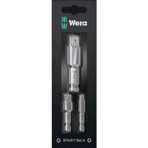 Wera 05073200001 bitfej készlet, 3 piece set of bits - Wera Bit head