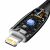 Kabel Baseus Glimmer-Serie, USB-C auf Lightning, 480 Mbit/s, PD, 20 W, 2 m, schwarz 91052612