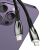 Кабел за зареждане и трансфер на данни Baseus Glimmer, USB Type-C/Lightning, PD 20W, 2m, Черен (CADH000101) 91052612