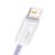 Baseus Dynamic 2 USB - Lightning töltőkábel, 2.4A, 1m (lila) (CALD040005) 48348087