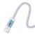 Baseus Glimmer USB-A/Lightning, 2.4 A, 1 m (лилав) (CALD040005) 48348087