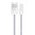 Kabel Baseus Dynamic 2 USB - Lightning, fioletowy, 1 metr
