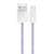 Kabel Baseus Dynamic 2 USB - Lightning, fioletowy, 1 metr