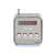 TD-V26 tragbares Radio mit Bluetooth, FM-Radio, SD-Kartenslot, USB-Ladung und LED-Licht