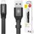 Baseus Nimble Flat Portable USB / Lightning Cable Buckle 2A 0.23M black (CATMBJ-01) 48356559