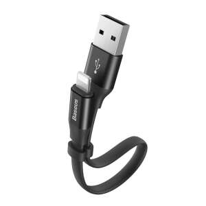 Kabel Baseus Nimble USB do Lightning, czarne, 23cm - Kabel Lightning