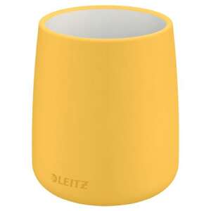 Leitz Cosy ceramic pen holder in warm yellow - Office accessory