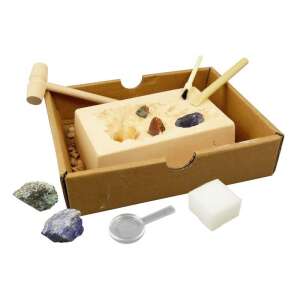 Buki Dig Kit Rocks and Minerals, a fun and educational science kit for kids to dig out and discover real rocks and minerals - Science & Discovery Toy