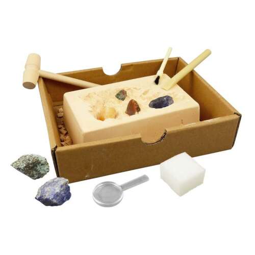 Buki Dig Kit Rocks and Minerals, a fun and educational science kit for kids to dig out and discover real rocks and minerals