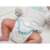 AKOi Heart baby monitor, 3 in 1, movement, rollover, and diaper monitor, attached to baby's diaper