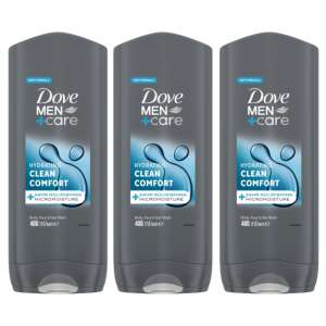  Dove Men+Care Tusfürdő Clean Comfort 3x400ml