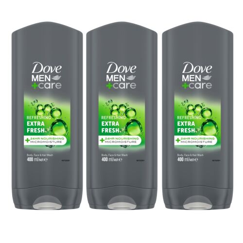 Dove Men+Care Duschgel Extra Frisch 3x400ml 123660679