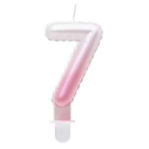 Godan Bijela roza tortna svijeća, broj svijeća 7 48404741 - Dom i vrt