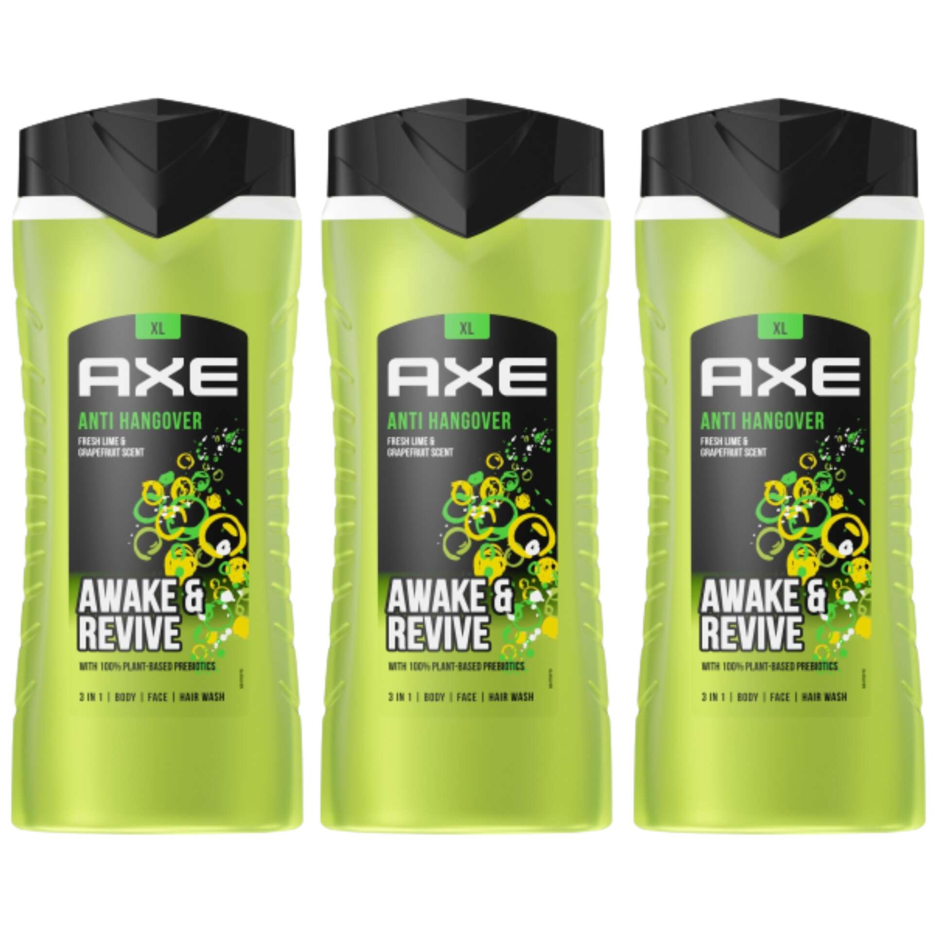 E-shop Axe Sprchový kúpeľ proti kocovine 3x400ml