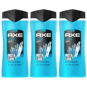 Axe Ice Chill 3v1 sprchový gél, na telo, tvár a vlasy, balenie 3 ks, ľadový mentolový parfum - Kúpeľňa