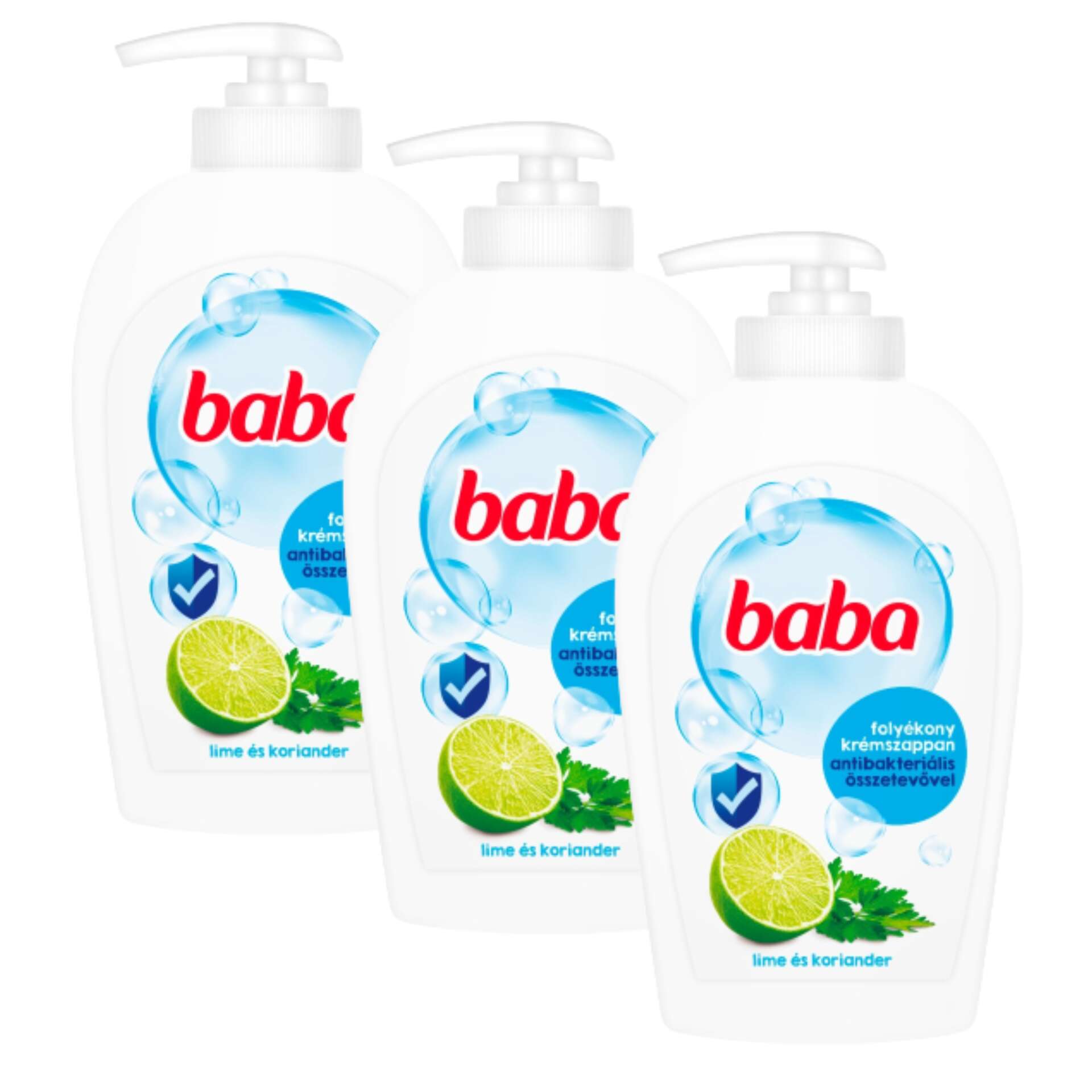 E-shop Detské tekuté mydlo antibakteriálne limetkové 3x250ml