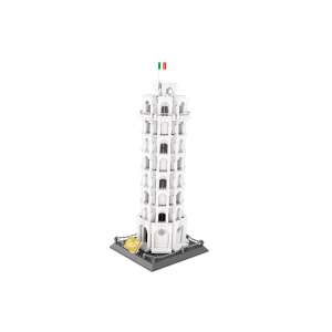 WANGE® 5214 | legó kompatibilis építőjáték | 1334 db építőkocka | Pisai ferde torony – Olaszország 48405282 "verdák"  Játék