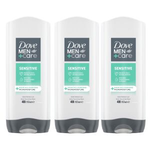 Dove Men+Care Sensitive душ гел 3x400ml 121562130 - Баня