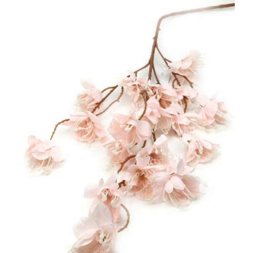 Virágos ág  rózsaszín színben 18 fejes 105 cm hosszú