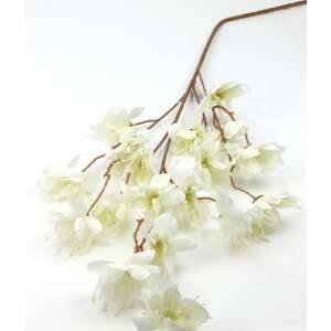 Virágos ág  fehér színben 18 fejes 105 cm hosszú 48406611 
