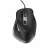 Trust Fyda wired optical mouse, black, right-handed, 5000 DPI, top view