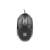 NATEC Vireo 2 wired optical mouse, black, 1000 DPI, top view