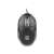 NATEC Vireo 2 wired optical mouse, black, 1000 DPI, top view