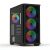 Zalman Z10 PLUS Черна Midi Tower PC кутия с дъгови ARGB вентилатори