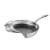 SteelCRAFT 24 cm stainless steel frying pan with non-stick coating, angled view