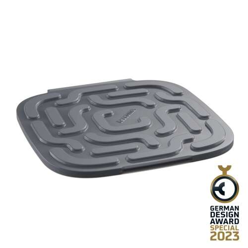 GrandCHEF heat-resistant trivet, grey, expandable, for hot pots and pans