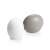 FANCY HOME Stones Salt and Pepper Shakers, white and grey ceramic, modern design