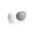 FANCY HOME Stones Salt and Pepper Shakers, white and grey ceramic, modern design