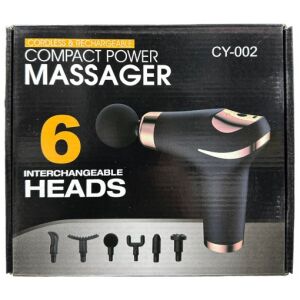 Akkumulátoros Masszázspisztoly, Fekete