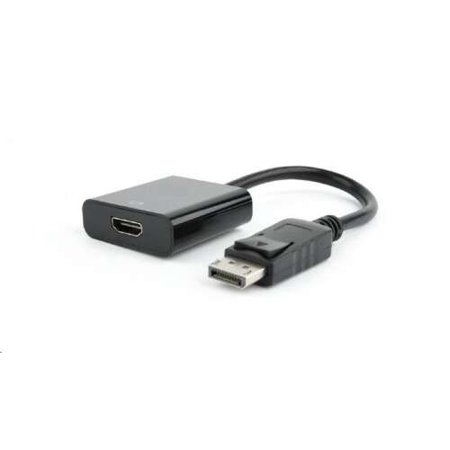 Gembird Cablexpert Display Port to HDMI adapter, black, AB-DPM-HDMIF-002