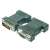 Адаптер DVI-VGA LogiLink, AD0001, черен, преобразува DVI към VGA, пакет от 2