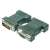 Адаптер DVI-VGA LogiLink, AD0001, черен, преобразува DVI към VGA, пакет от 2