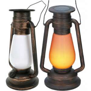 Grundig Napelemes Lámpa - Retró Stílus - 54 LED