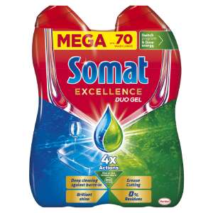 Somat Excellence DuoGel GreaseCutting Gél na umývanie riadu 70 riadu