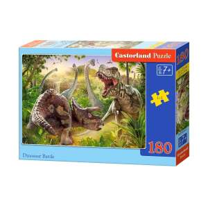 Puzzle Castorland Bătălia dinozaurilor 180 de piese - Puzzle