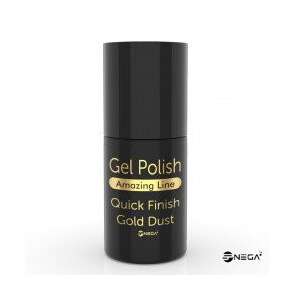 Grafen Quick Finish Gold Dust 5ml gél lakk - Műköröm alapozó & fedő zselé