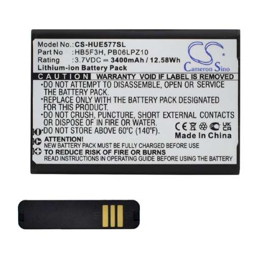 Cameron Sino 3400 mAh Li-ion akkumulátor Huawei E5372T, E5377, E5377T, E5775 routerekhez - Mobiltelefon akkumulátor