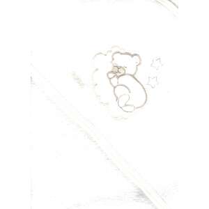 Trimex kapucnis,frottír fürdőlepedő 100*110 cm - natúr alvó maci 48459577 Trimex