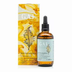GAL Jód-komplex, 100ml, teljes spektrumú jód-kiegészítő, étrend-kiegészítő, vegán, gluténmentes, cukormentes, vegetáriánus, 2000 adag - GAL
