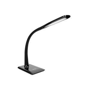 Crna LED stolna lampa Orno Virone DL-7/B s fleksibilnom rukom - Stolna lampa