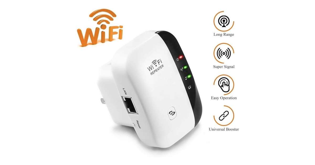Beltéri WiFi Jel erősítő/WirelessN Wifi Repeater MT02 Pepita.hu