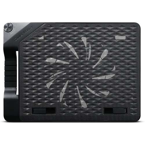 Cooler Master Ergostand III laptop cooling pad with fan, black